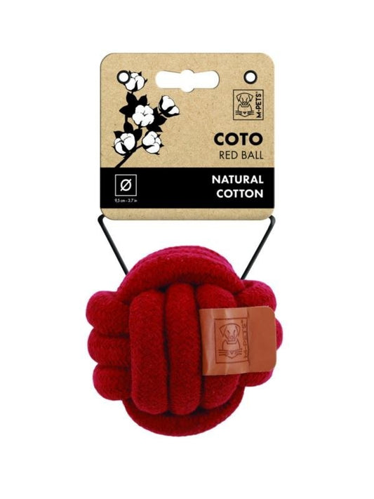 M-PETS ZABAWKA BAWEŁNIANA COTO BALL 9.5 CM