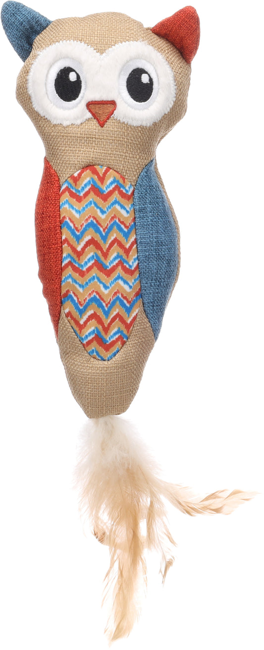 FLAMINGO TOY ROBLA OWL MULTICOLOURED 10X5,5X36CM