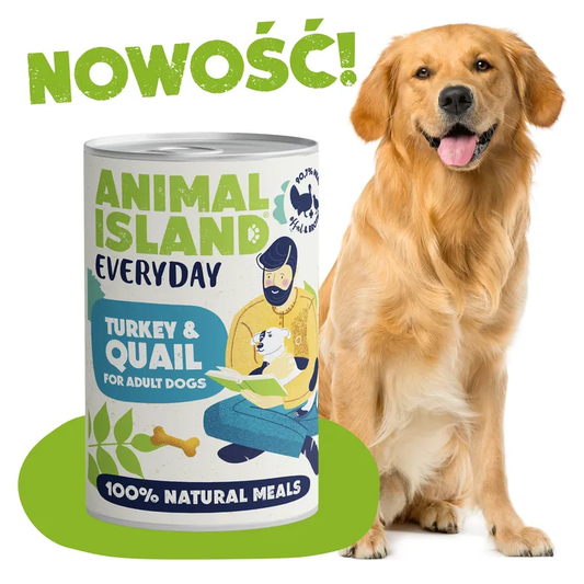 ANIMAL ISLAND MOKRA KARMA DLA PSA EVERYDAY INDYK PRZEPIÓRKA 400G