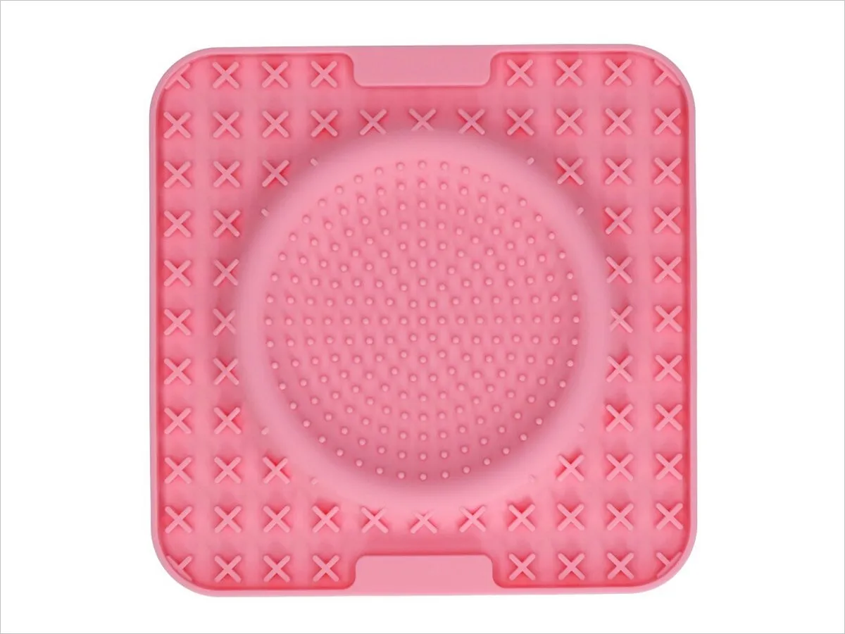 EAT SLOW LIVE LONGER LICK MAT WAVE PINK