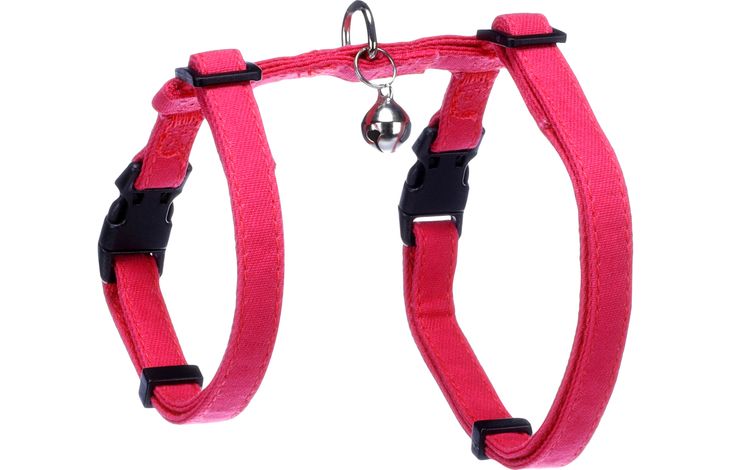FLAMINGO CAT HARNESS WITH LEASH LOMI FUCHSIA 22-36CM 27-46CM 110CM 10MM