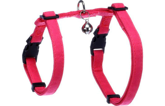 FLAMINGO CAT HARNESS WITH LEASH LOMI FUCHSIA 22-36CM 27-46CM 110CM 10MM
