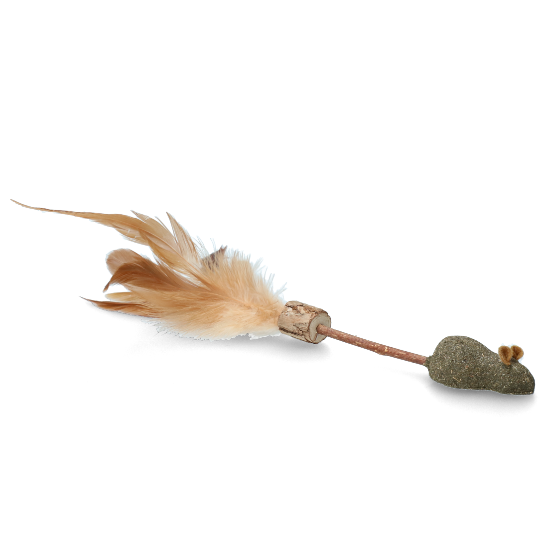 ADDICTED STICK WITH MOUSE AND FEATHERS