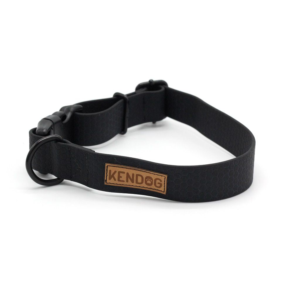 KENDOG OBROŻA DLA PSA PVC/TPU BLACK S