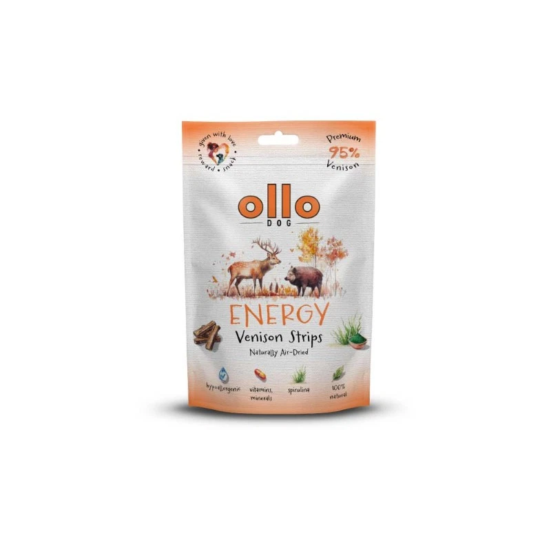 OLLO AIR DRIED PRZYSMAKI DLA PSA VENISION STRIPS 80G