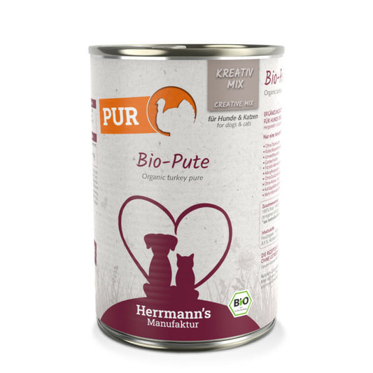 HERRMANN'S MANUFAKTUR MOKRA KARMA DLA PSA MOKRA KARMA DLA KOTA TURKEY INDYK 400G