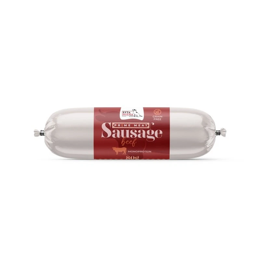 SYTA MICHA PRIME MEAT PRZYSMAKI DLA PSA KIEŁBASKA WOŁOWINA 80G