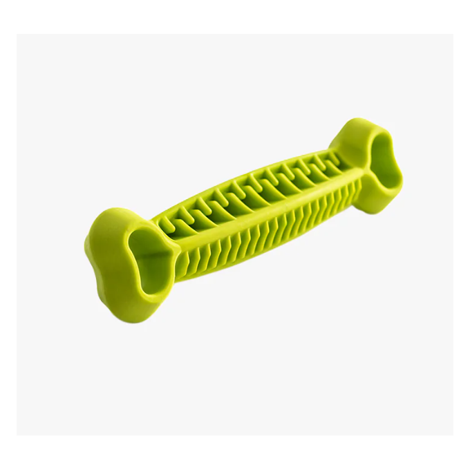 FIBOO FIBOONE DENTAL - ZIELONY 19CM - TRWAŁY GRYZAK DLA PSIAKA