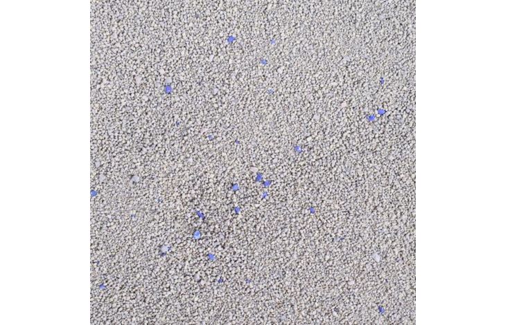 FLAMINGO CAT LITTER BENTONITE CAN BABY POWDER SCENT + BLUE ZEOLITE FINE 12KG