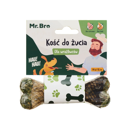 MR BRO KOŚĆ DLA WRAŻLIWCÓW KRYL I ŁOSOŚ 12CM