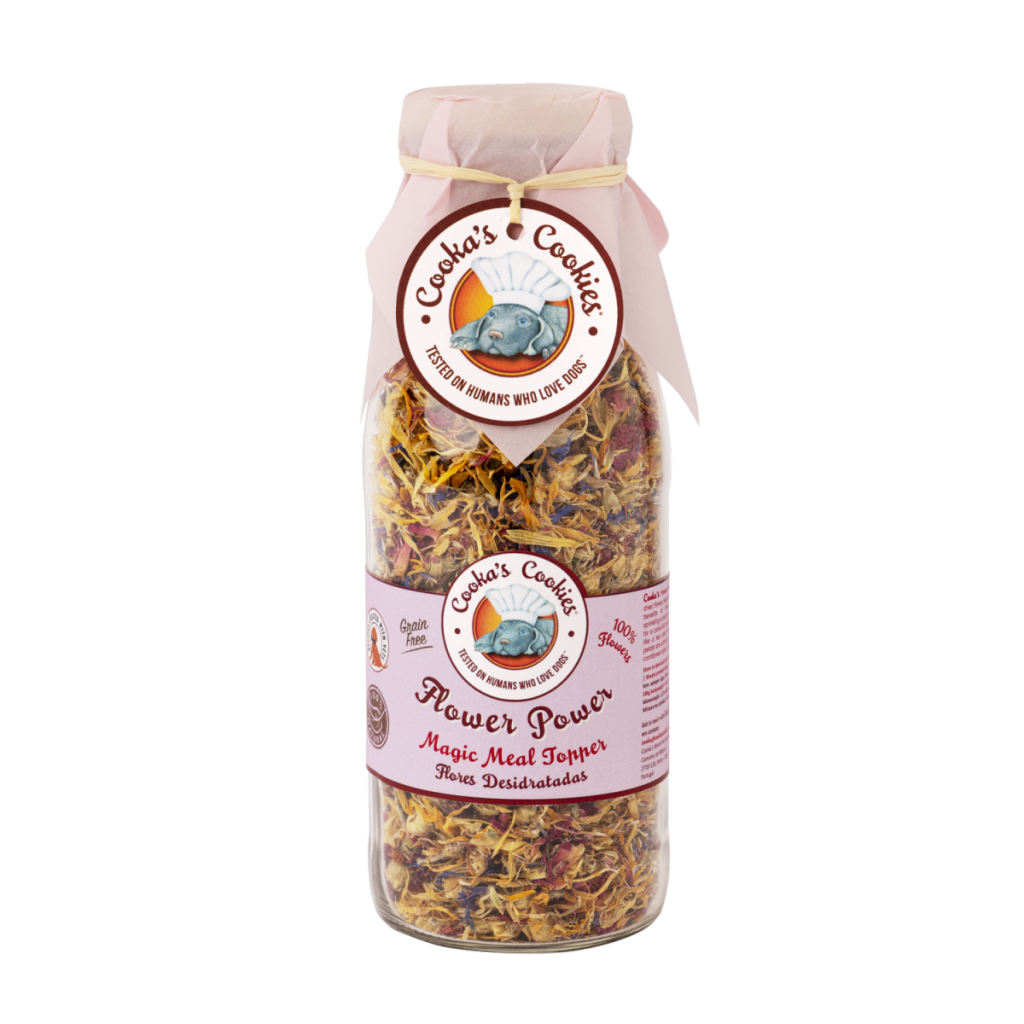 COOKAS COOKIES TOPER FLOWER POWER Z PŁATKÓW KWIATÓW 35G