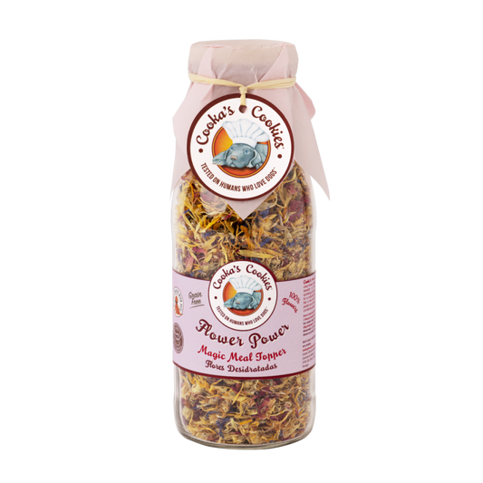 COOKAS COOKIES TOPER FLOWER POWER Z PŁATKÓW KWIATÓW 35G