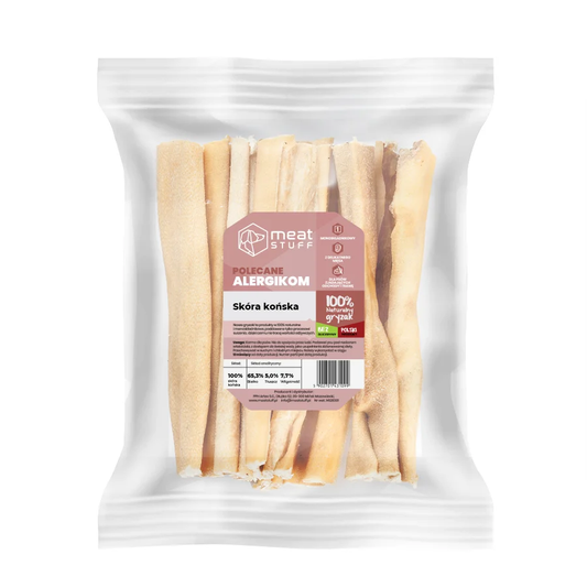 MEATSTUFF GRYZAK DLA PSA SKÓRA KOŃSKA 100G