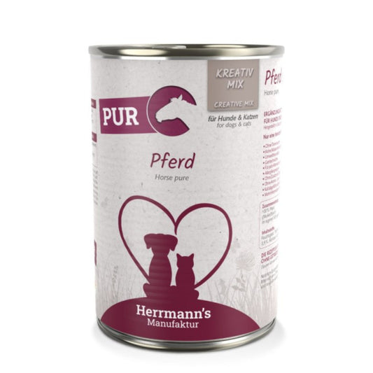 HERRMANN'S MANUFAKTUR MOKRA KARMA DLA PSA MOKRA KARMA DLA KOTA PHERD KOŃ 400G