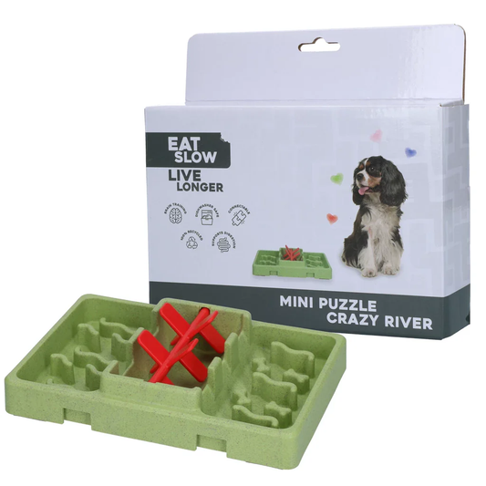 EAT SLOW LIVE LONGER MINI PUZZLE CRAZY RIVER