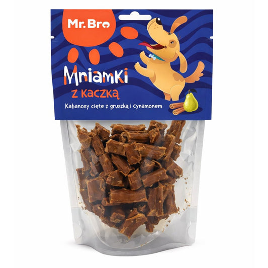 MR BRO MNIAMKI Z KACZKĄ, GRUSZKĄ I CYNAMONEM 80G