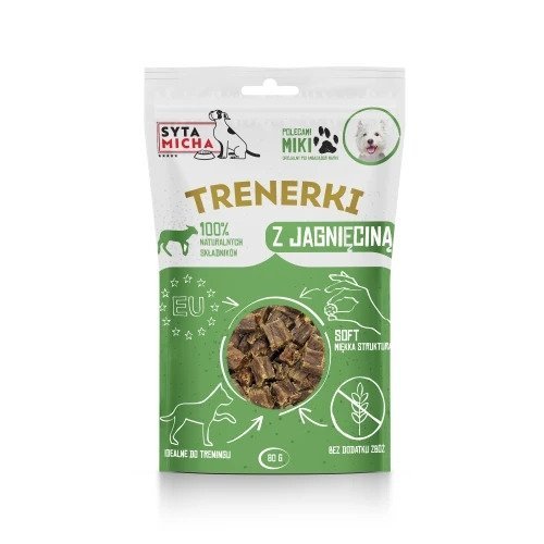 SYTA MICHA PRZYSMAKI DLA PSA TRENERKI Z JAGNIĘCINĄ 80G