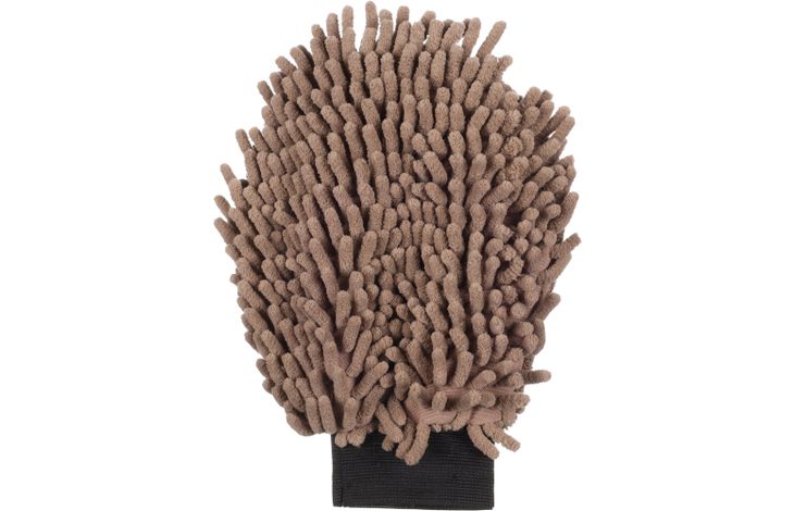 FLAMINGO ABSORBING GROOMING GLOVE FLAVA TAUPE/BLUE 25X20X40CM