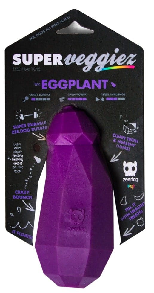ZEE DOG BAKŁAŻAN ZABAWKA DLA PSA SUPER VEGGIEZ