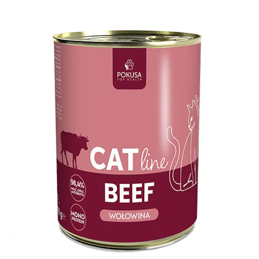 POKUSA CAT LINE MOKRA KARMA DLA KOTA BEEF 400G
