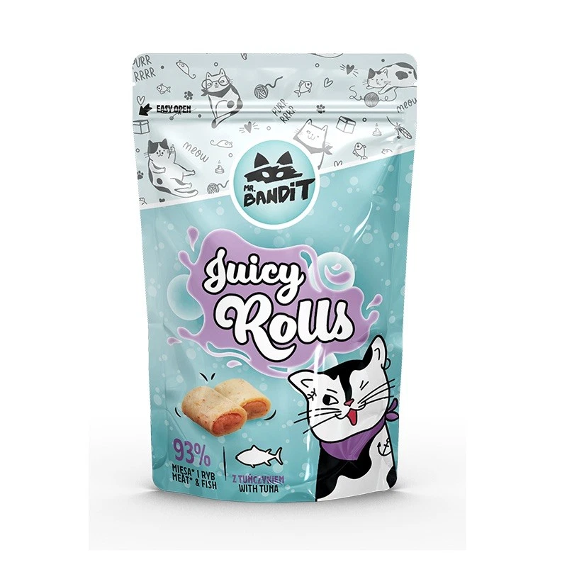MR. BANDIT JUICY ROLLS PRZYSMAK DLA KOTA Z TUŃCZYKIEM 40G