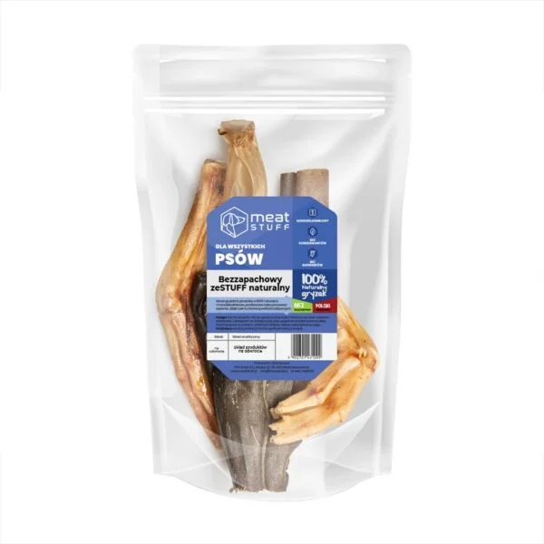 MEATSTUFF GRYZAK DLA PSA BEZZAPACHOWY ZESTUFF NATURALNY MEAT STUFF DOYPACK 6 SZT.