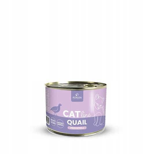 POKUSA CAT LINE KITTEN MOKRA KARMA DLA KOTA QUAIL 200G