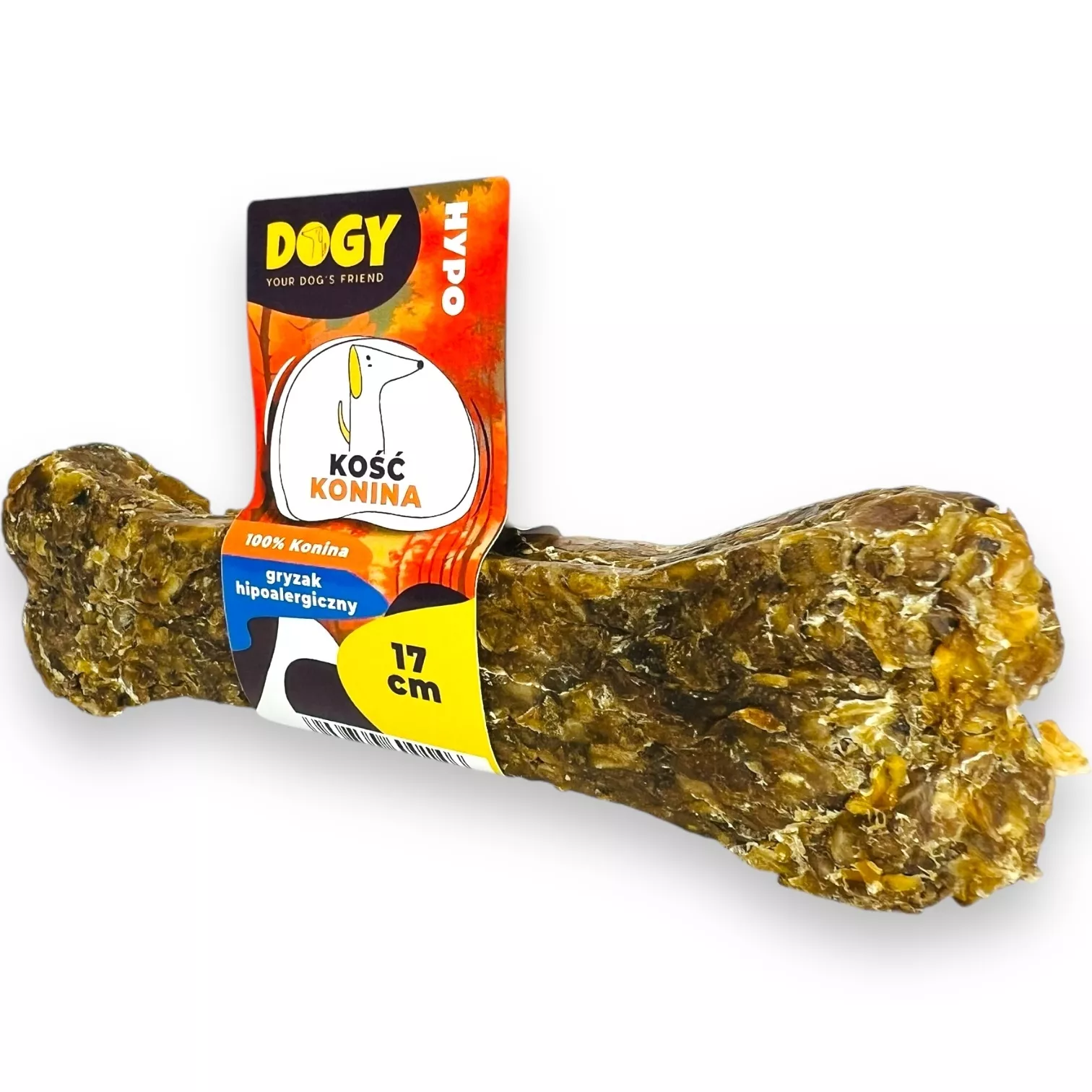 DOGY HYPO KOŚĆ Z KONINY 17CM - KOŚĆ DO GRYZIENIA I ŻUCIA