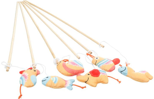 FLAMINGO TOY NITZ DANGLER ANIMALS ORANGE 53CM