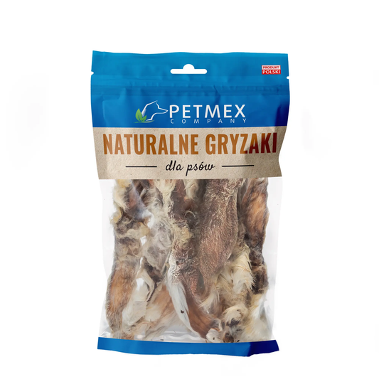 PETMEX USZY KRÓLIKA Z FUTREM 100G