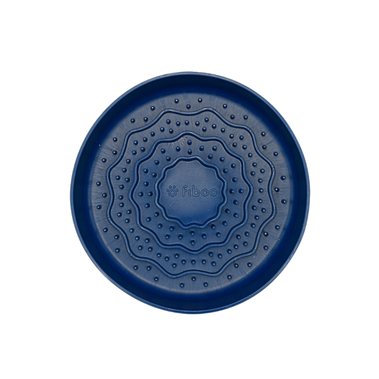 FIBOO LICK FIBOOWL GRANATOWY - MISKO-MATA 2W1 Ø 20CM