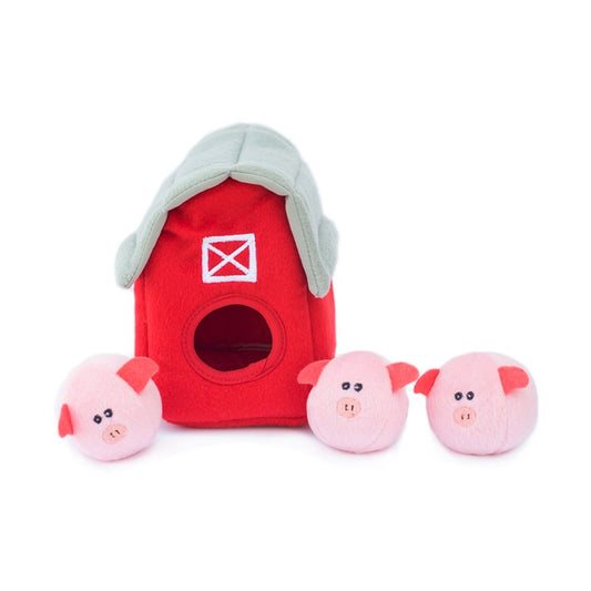ZIPPY PAWS PLUSZOWA NORKA DOMEK ZE ŚWINKAMI