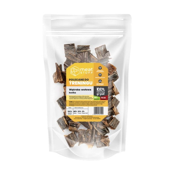 MEATSTUFF GRYZAK DLA PSA TRENINGÓWKI Z WĄTROBY WOŁOWEJ 120 G