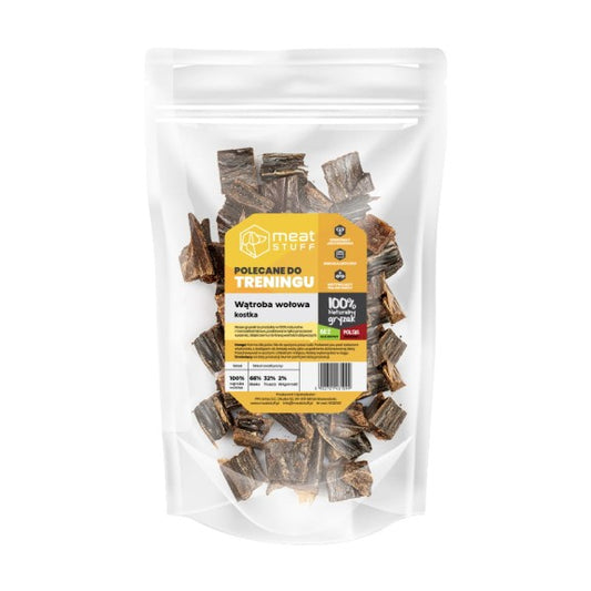 MEATSTUFF GRYZAK DLA PSA TRENINGÓWKI Z WĄTROBY WOŁOWEJ 120 G