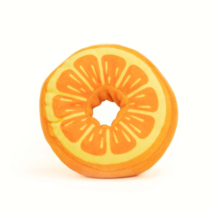 BUBA DONUT POMARAŃCZOWY 12CM - PLUSZOWA ZABAWKA DLA PSA Z PISZCZAŁKĄ