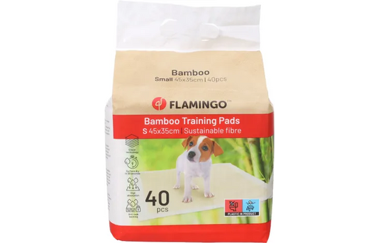 FLAMINGO TRAINING PAD BAMBOO PADU S 45X35CM 40PCS