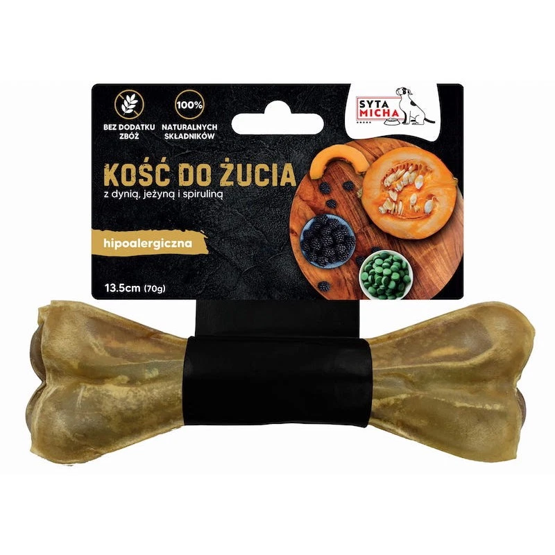 SYTA MICHA GRYZAK DLA PSA KOŚĆ HIPOALERGICZNA Z KONINĄ 13,5CM