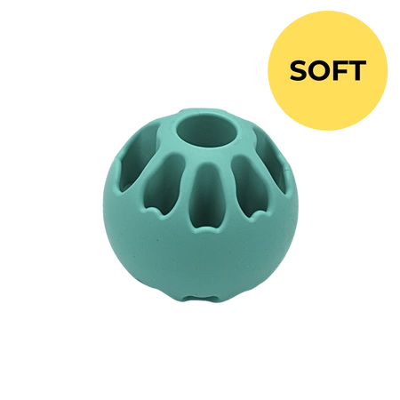 FIBOO SNACK FIBOOLL JUMBO SOFT - MIĘTOWY - MIĘKKA PIŁKA NA SMAKOŁYKI