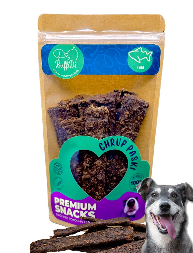 BAFFIDI CHRUPPASKI DLA PSA FLĄDRA DORSZ 100G