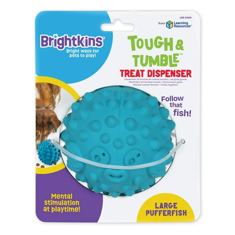 BRIGHTKINS PUFFERFISH LARGE TREAT DISPENSER