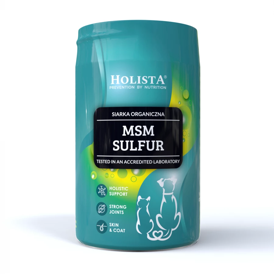 HOLISTA MSM 250G - METYLOSULFONYLOMETAN DLA PSA I KOTA