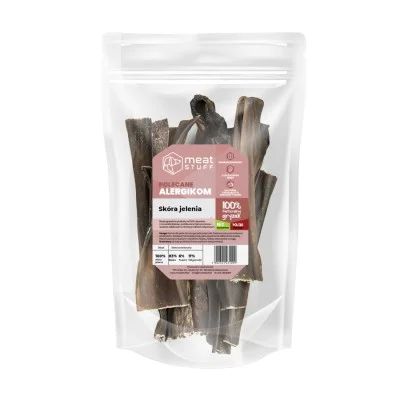 MEATSTUFF GRYZAK DLA PSA SKÓRA JELENIA 15CM 140G