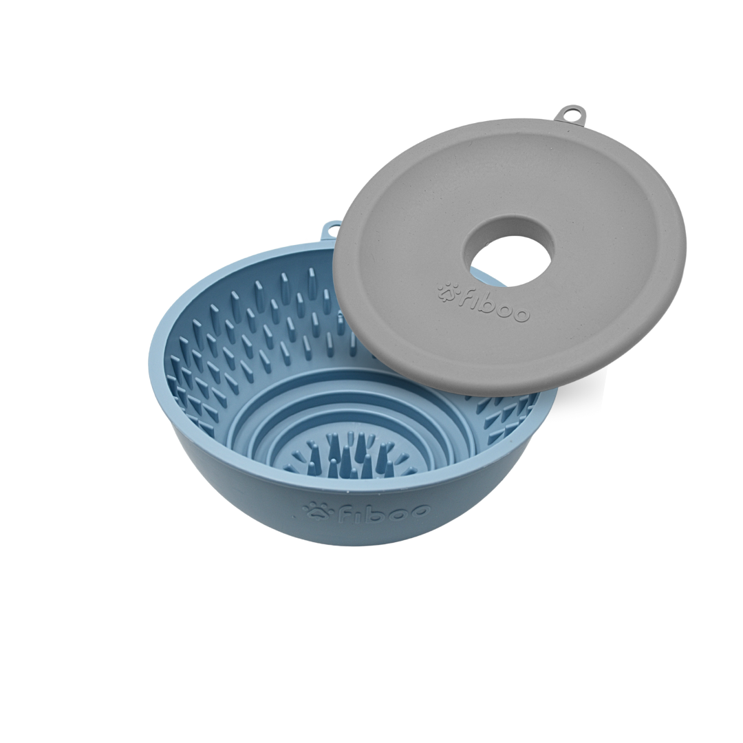 FIBOO FLIP FIBOOWL + PRZYKRYWKA CIEMNY NIEBIESKI