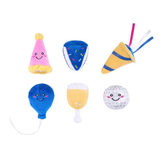 ZIPPY PAWS MINIZ 6PACK PARTY
