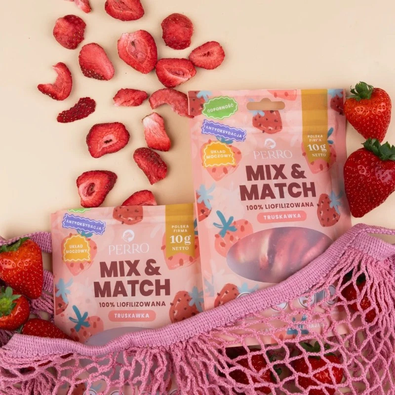 PERRO MIX & MATCH PRZYSMAKI DLA PSA TRUSKAWKA 10G
