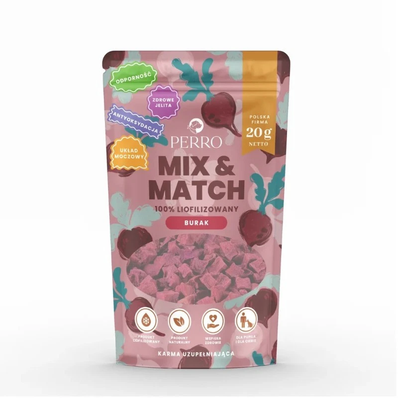 PERRO MIX & MATCH PRZYSMAKI DLA PSA BURAK 20G
