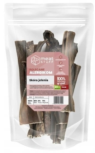 MEATSTUFF GRYZAK DLA PSA SKÓRA JELENIA 15CM 250G