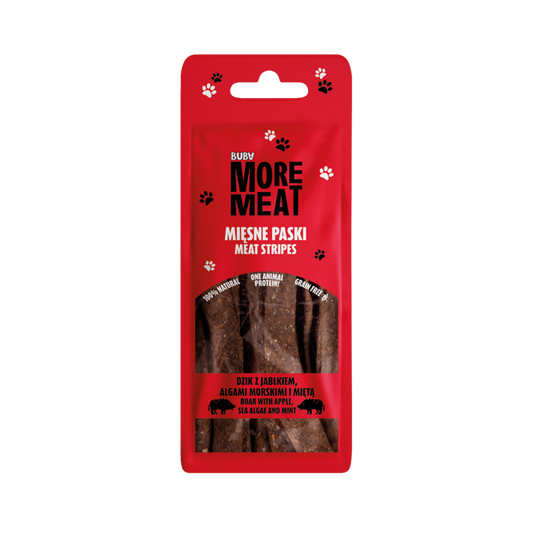 BUBA MORE MEAT PASKI DZIK JABŁKO ALGI 70G