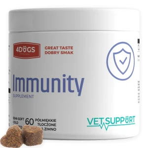 4DOGS VETSUPPORT IMMUNITY SUPPORT 180G - ODPORNOŚĆ