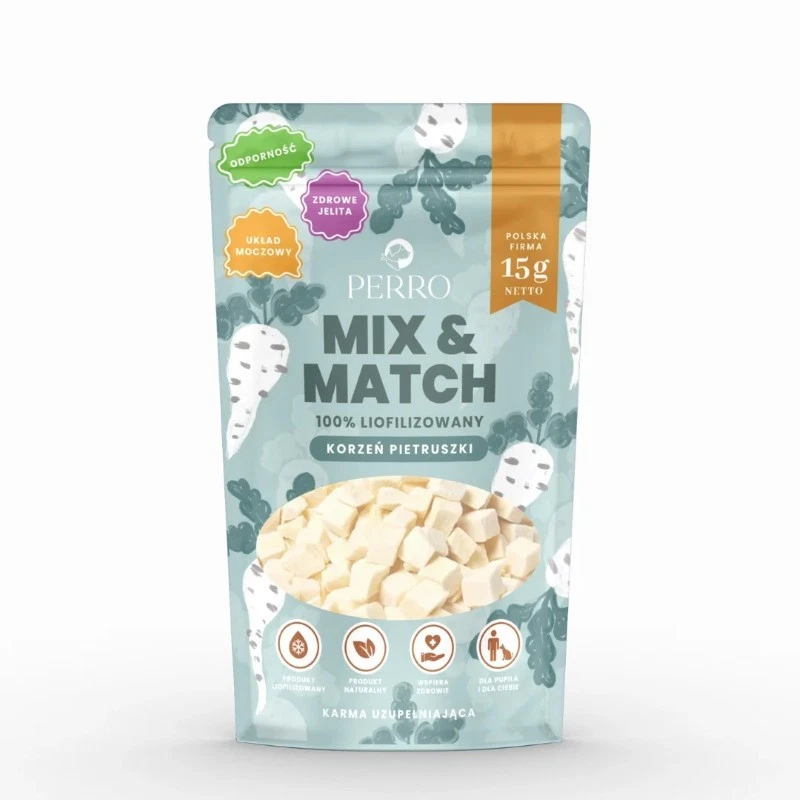 PERRO MIX & MATCH PRZYSMAKI DLA PSA KORZEŃ PIETRUSZKI 15G
